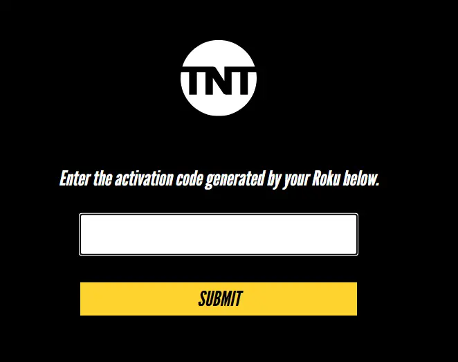 Enter activation code of TNT