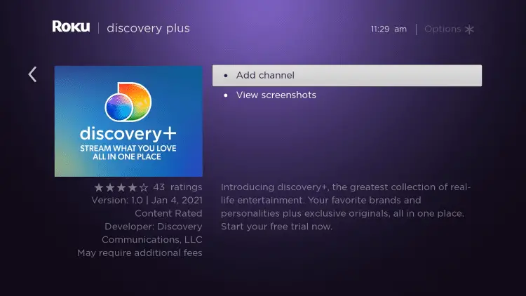 Add Discovery Plus