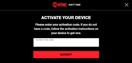 Activate Showtime Anytime on Roku