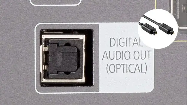 Optical cable output