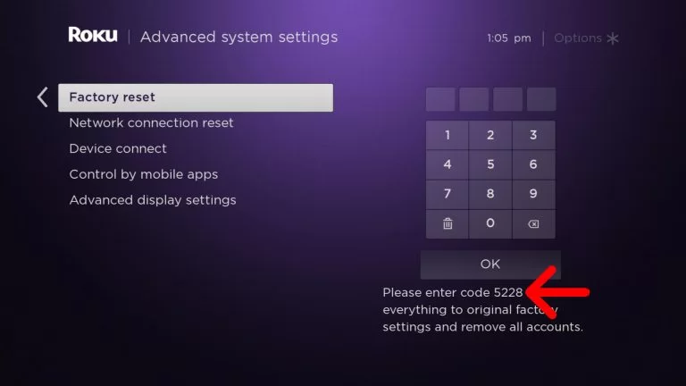 Fix the roku remote app not working issue by doing a factory reset.