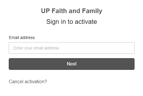 Activate and Watch UP Faith and Family on Roku
